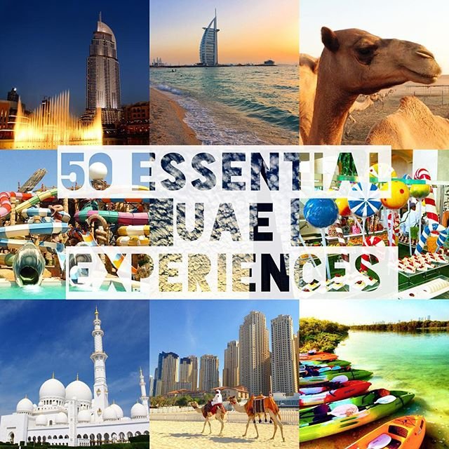 BLOG: We have just published our favourite blog post to date! Proudly presenting our 50 Essential UAE Experiences (link in bio) #outandaboutuae