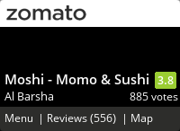 Moshi - Momo & Sushi Menu, Reviews, Photos, Location and Info - Zomato