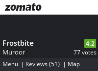 Frostbite Menu, Reviews, Photos, Location and Info - Zomato