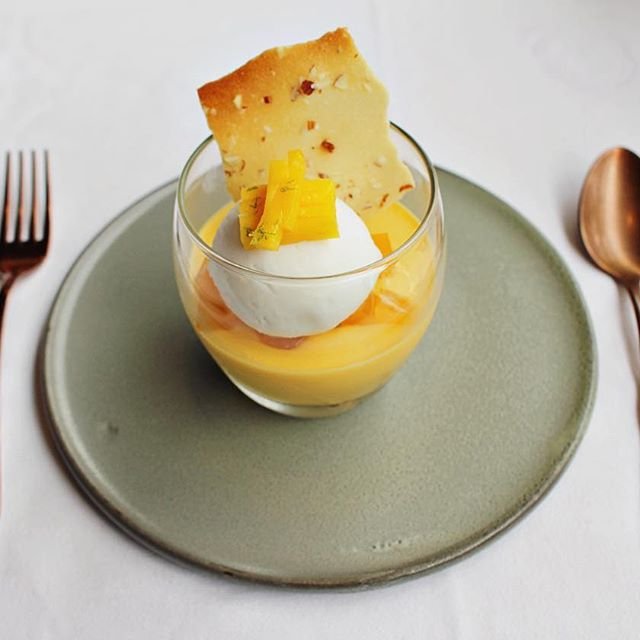 Rounding out our lunch @theatlanticdubai was this Mango Cassonade - passion fruit gel, sour mango and coconut sorbet 👌
・・・
#Dubai #DXB #UAE #UnitedArabEmirates #MyDubai #Foodie #InstaFood #InstaYum #Blogger #DubaiBlogger #OutAndAboutUAE #TheAtlanticDubai #SoukAlBahar #Dessert