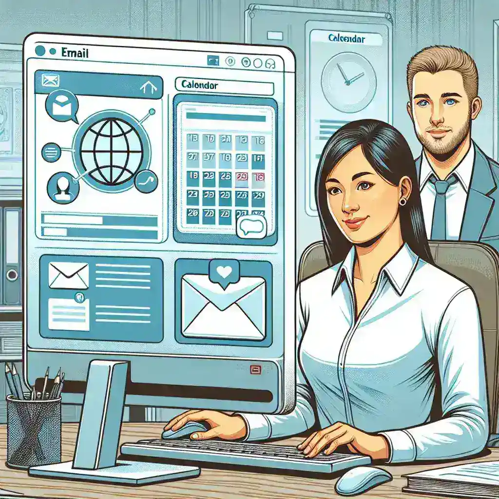 "Microsoft Outlook AI-powered travel booking assistant interface showcasing travel itinerary management for U.S. firms."