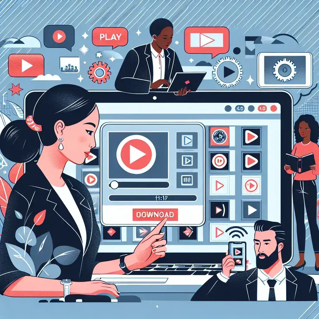 "Zeemo AI YouTube Video Downloader interface showcasing advanced features for efficient video management and downloading."