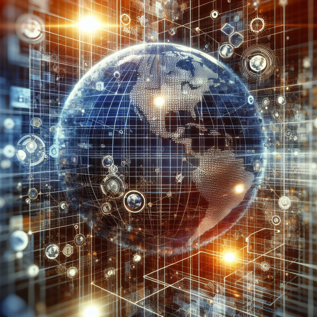 "Business professionals analyzing charts and graphs related to trade policies and their impact on the tech industry, illustrating strategic planning and adaptation in response to proposed regulations."